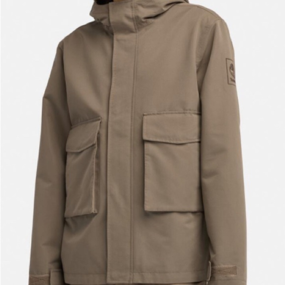 Men's Olive Hooded Jacket